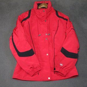 Sypder XTL Ski Jacket Women's Medium Red Thinsulate Insulation Stand-Up Collared